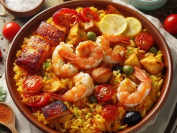 Arroz Espanhol - Arroz e Risotos - Receitas | Info4Fun Labs