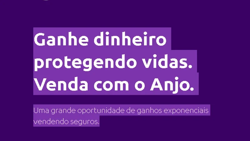 Ganhe dinheiro protegendo vidas. Venda seguros com o Anjo!