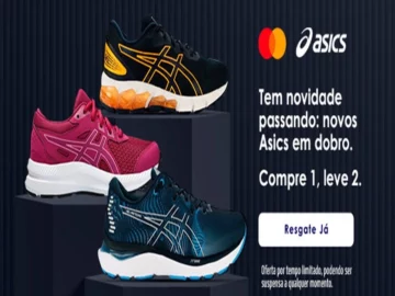 Compre 1 Leve 2 - Asics - Para quem tem Cartão Mastercard | Info4Fun Labs