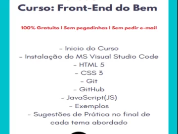 Curso Front-End do Bem - Gratuito - Igor Rebolla | Info4Fun Labs