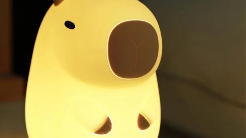 Achados: Luminária Capivara – Luz Noturna LED