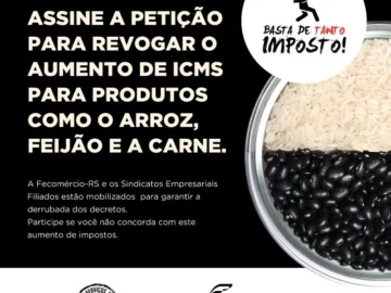 ❌Diga NÃO ao aumento do ICMS no RS ❌ - Fecomércio-RS | Info4Fun Labs