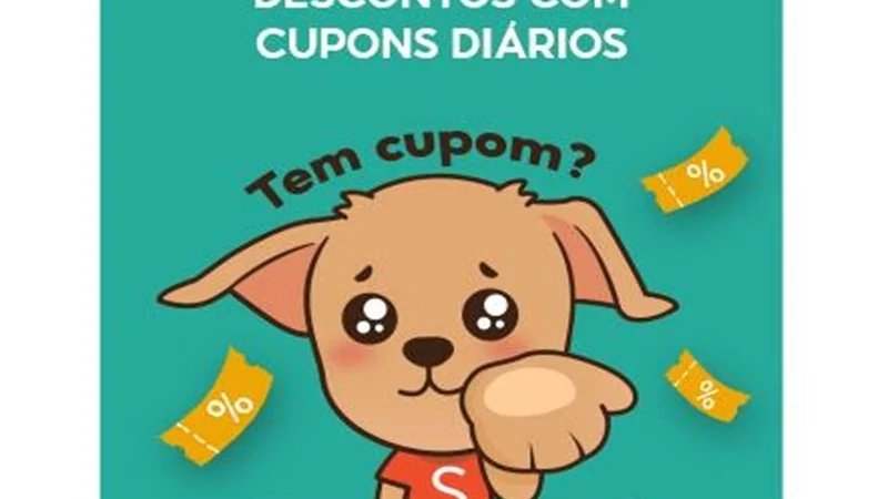 Quer Cupom? Descontos com Cupons Diários é na Shopee!