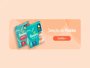 Semana do Cuidado e Beleza - Seleção de Fraldas - Shopee | Info4Fun Labs