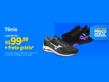 Tênis a partir de R$99 - Influenciador Magalu | Info4Fun Labs