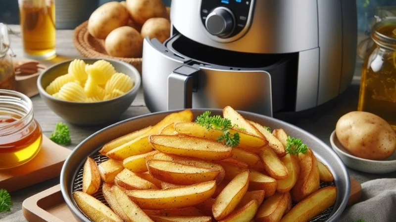 Batata na Air Fryer: Saudável e Muito Gostosa!