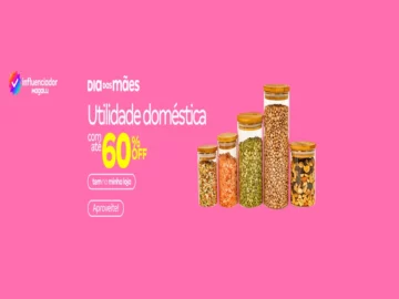 Utilidades Domésticas com Até 60% Off - Influenciador Magalu | Info4Fun Labs