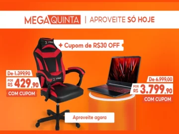 Cupom de R$30 OFF - Mega Quinta - Shopee | Info4Fun Labs