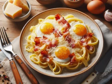 Macarrão à Carbonara: Um Clássico Italiano Irresistível - Massas - Receitas | Info4Fun Labs