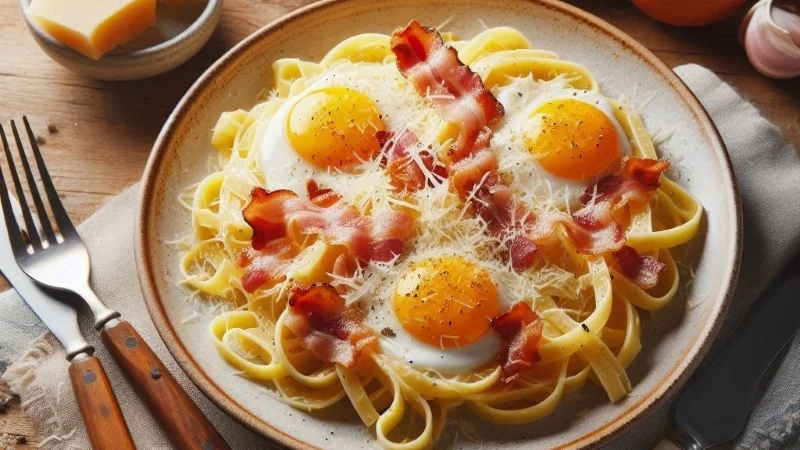Macarrão à Carbonara: Um Clássico Italiano Irresistível