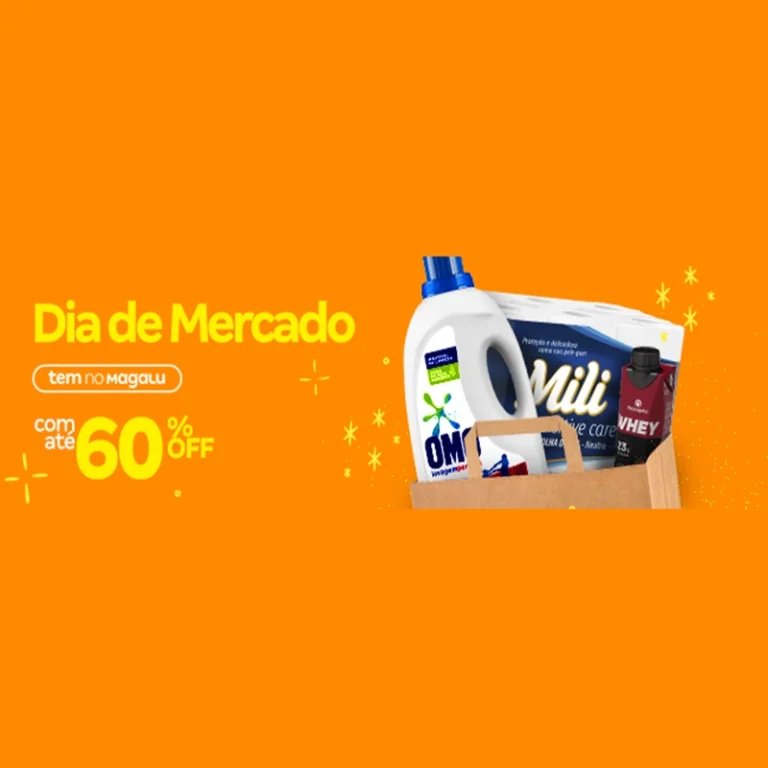 Dia de Mercado com até 60% Off - Influenciador Magalu | Info4Fun Labs