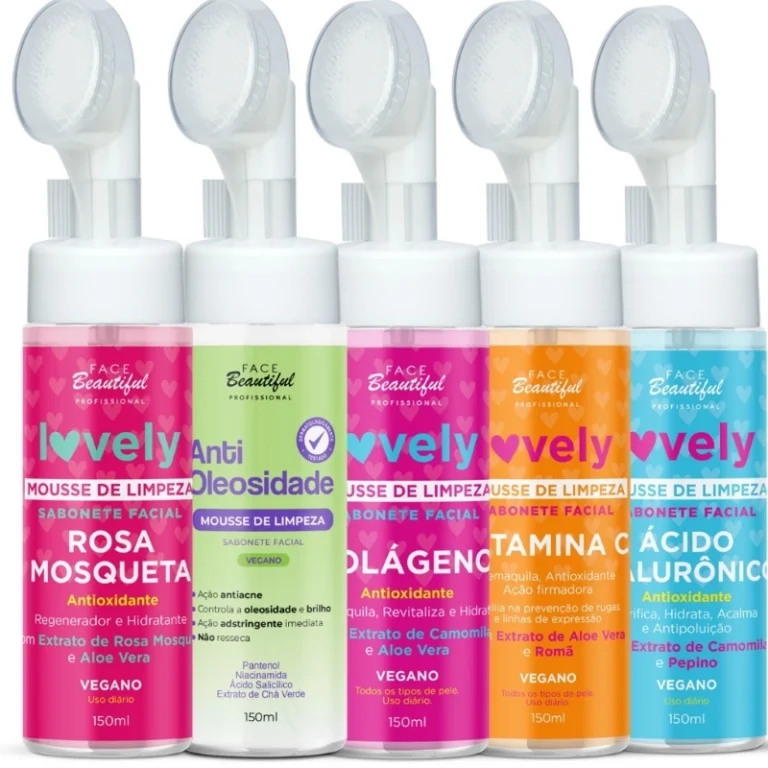 Mousse Sabonete Facial 150ml Com Aplicador - Influenciador Shopee | Info4Fun Labs