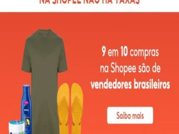 Na Shopee não há Taxas! 9 em 10 Compras Feitas São de Vendedores Brasileiros e Não têm Taxas Adicionais | Info4Fun Labs 1