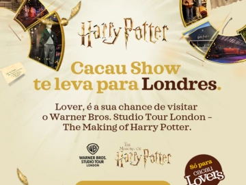 Promoção Cacau Show te leva para Londres!