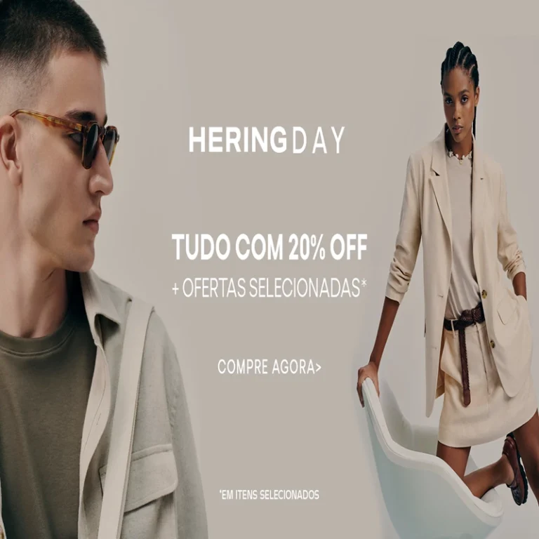 Hering em promoção na Loja Oficial! - Influenciador Shopee