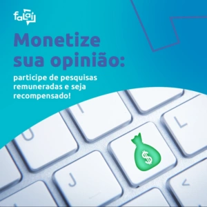 Freelance: Falaí - Responda Pesquisas e Ganhe Dinheiro