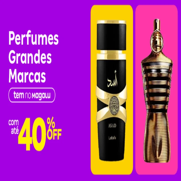 Perfumes: Grandes Marcas com Até 40% Off - Influenciador Magalu