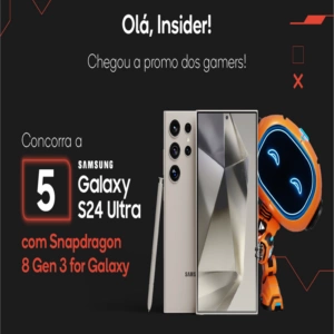 Promoção: Você na BGS com Snapdragon + Smartphone Galaxy S24 Ultra