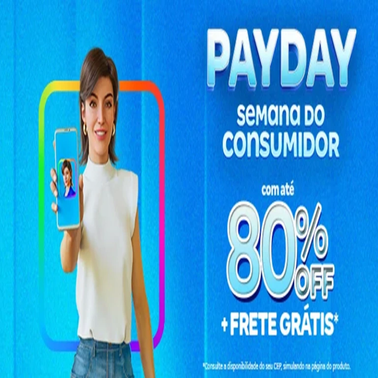 Promoção Payday com até 80% Off e Frete Grátis - Influenciador Magalu