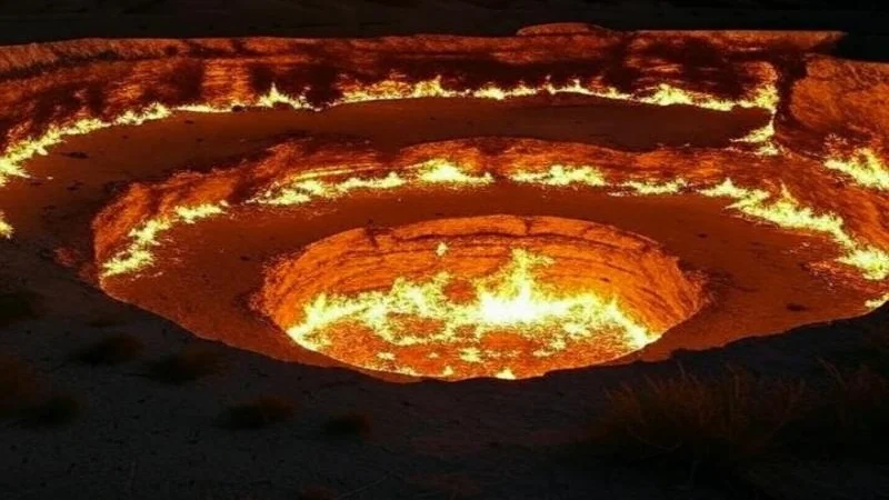As Chamas Eternas do Turcomenistão: A Misteriosa Porta para o Inferno