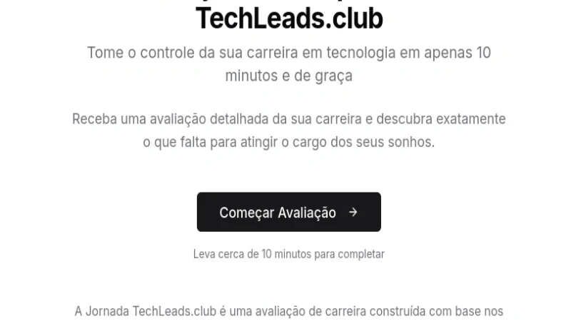 Avaliação de Competências em TI – TechLeads.club