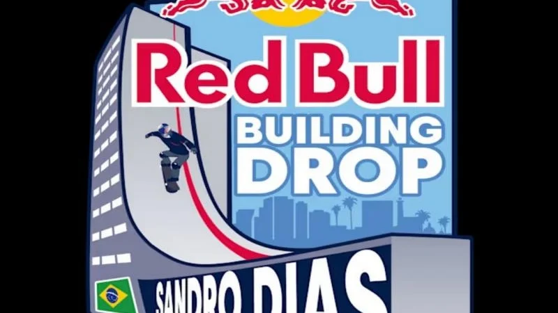 Rampa Gigante de Skate: Red Bull Building Drop em Porto Alegre
