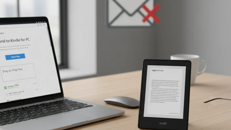 Seu “Send to Kindle” via E-mail Parou de Funcionar? Não se Preocupe! A Página Web é a Solução!