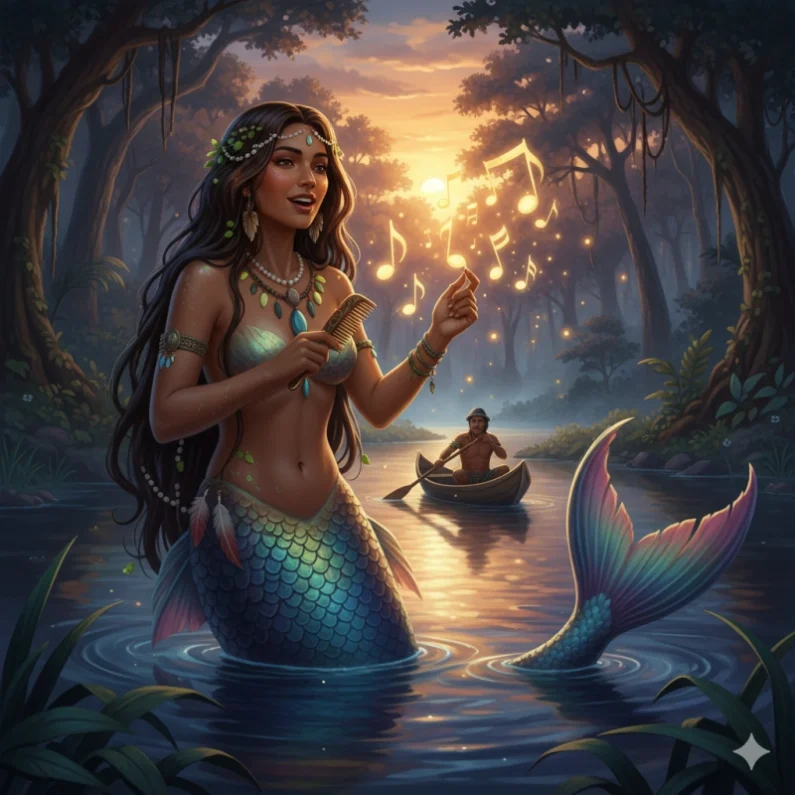 Iara: O Canto de Sereia que Ecoa nos Rios da Amazônia! 3 Iara: O Canto de Sereia que Ecoa nos Rios da Amazônia!