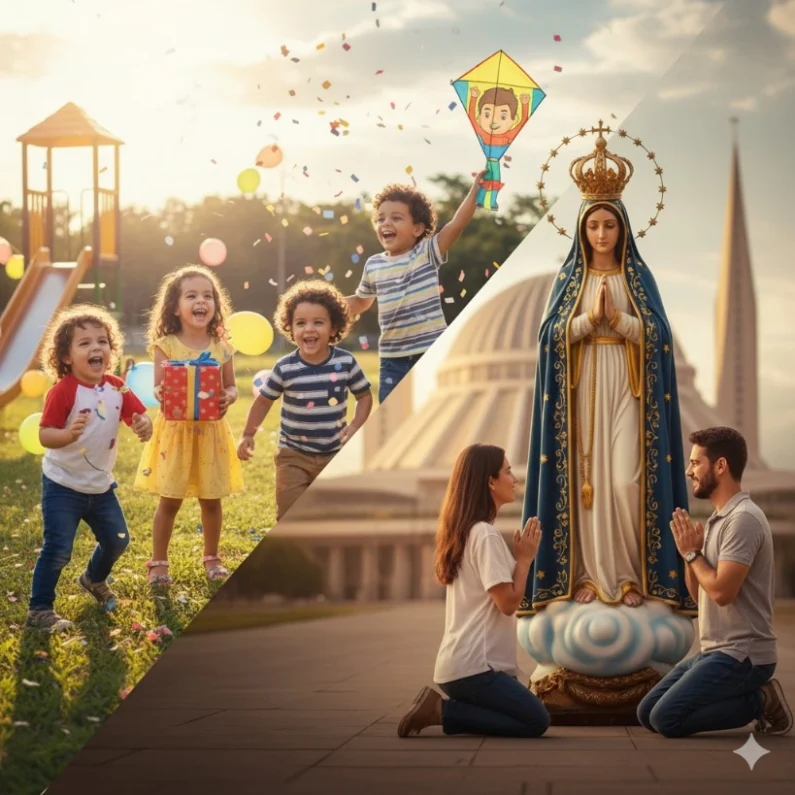 Dupla Celebração em 12 de Outubro: Crianças e Fé em Nossa Senhora Aparecida