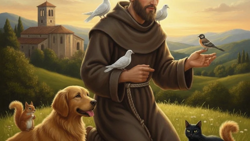 São Francisco de Assis, o Santo da Natureza e da Humildade