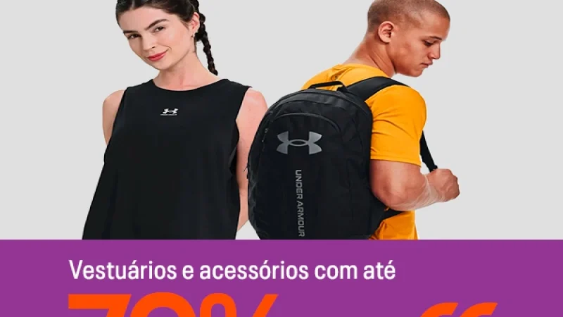 Under Armor: Black Friday com até 70% Off!