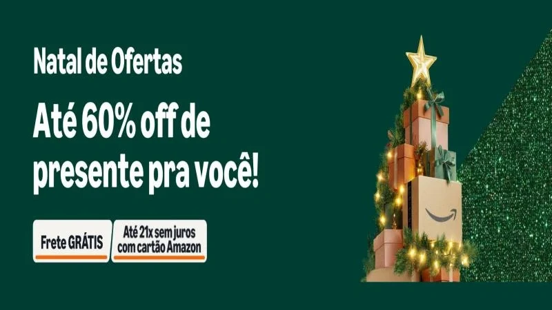Natal de Ofertas Amazon: Até 60% Off em Presentes pra Você!