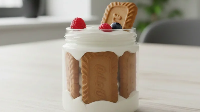 O Cheesecake Viral que Fica Pronto Rápido e Leva Apenas 2 Ingredientes!