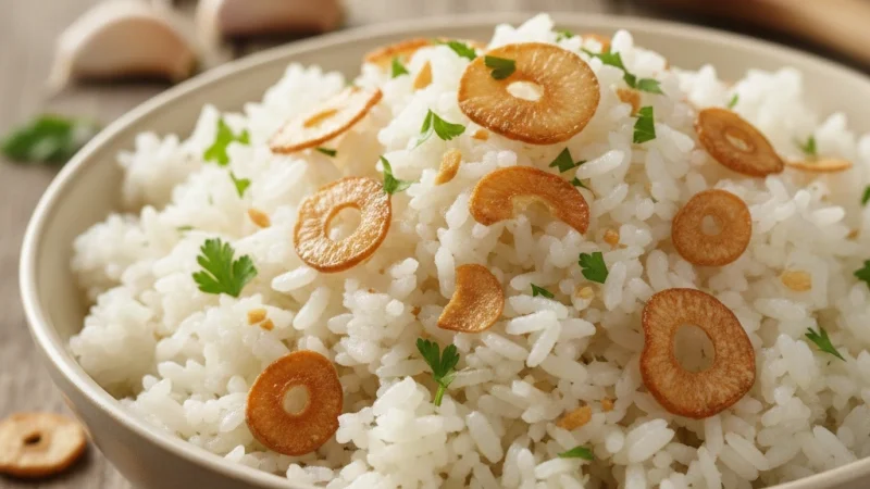 O Truque Infalível para o Arroz de Alho Perfeito (Garlic Rice)