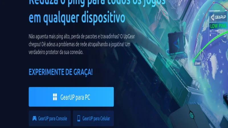 Reduza o Ping para Todos os Jogos em Qualquer Dispositivo com a GearUP!