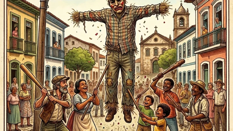 Tradição e Simbolismo da Malhação de Judas no Sábado de Aleluia