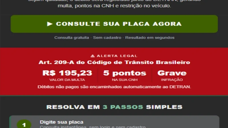 Alerta Sobre o Falso Débito no Sistema de Pedágio Free Flow