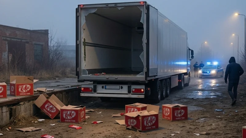 KitKat: Carga Milionária de Chocolate Desaparece em Trajeto Internacional