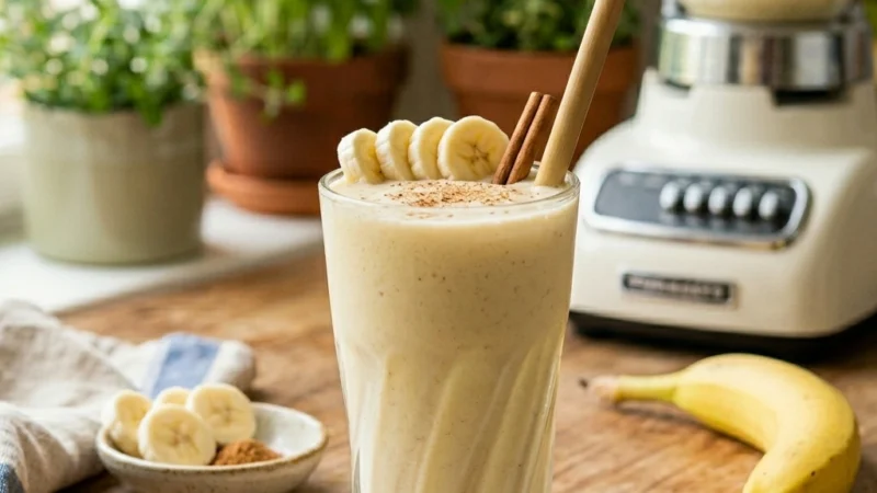 Vitamina de Banana: A Energia Imediata Proporcionada pela Fruta