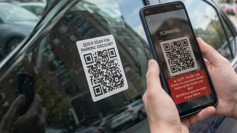 Golpe do QR Code no Para-brisa: A Nova Armadilha que Pode Esvaziar sua Conta Bancária