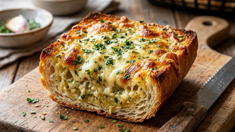 Pão de Alho de Airfryer