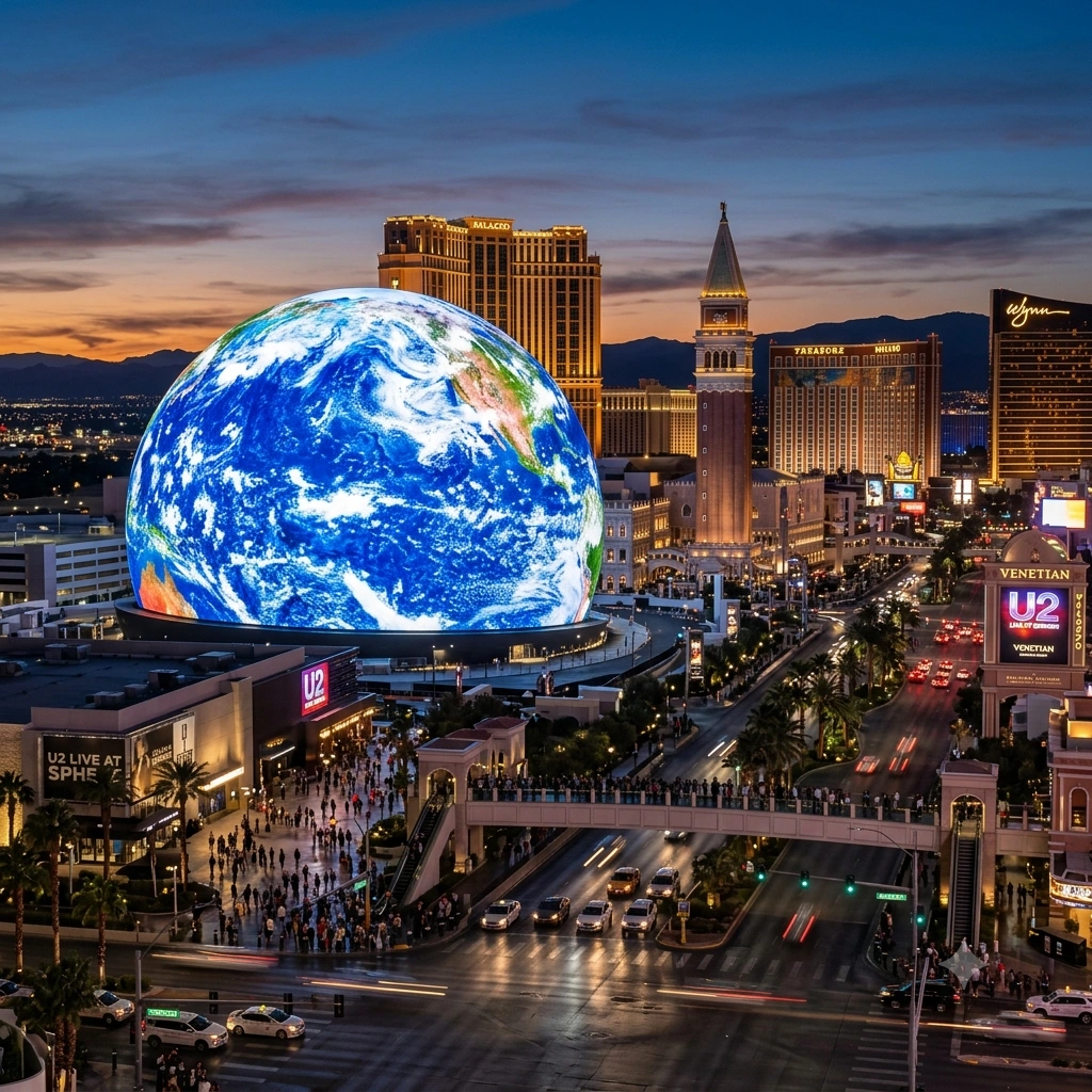 Esfera de Las Vegas Transforma o Entretenimento Imersivo com Tecnologia Futurista