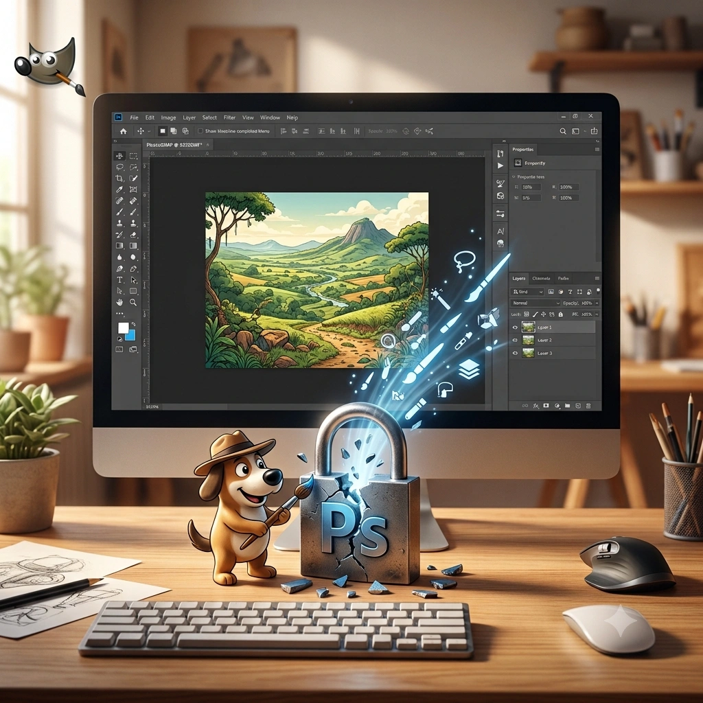 Alternativa Gratuita ao Photoshop Ganha Força Com Interface Idêntica e Sem Assinaturas