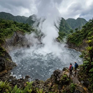 Descubra o Boiling Lake: O Impressionante Lago que Ferve no Caribe!