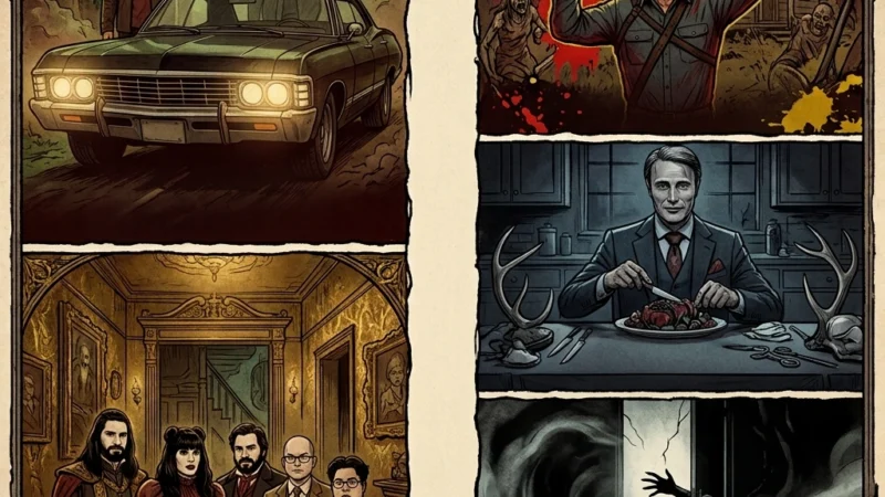 Cinco Séries Clássicas de Terror para Assistir no Fim de Semana