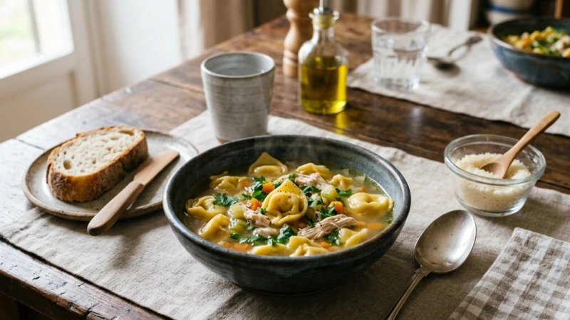 Tradição e Sabor na Sopa de Cappelletti
