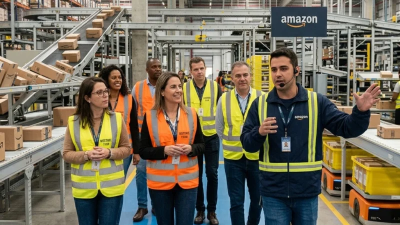 Você Sabia que Pode Visitar aos Centros de Distribuição da Amazon?