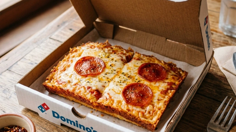 Aposta da Domino’s Transforma Seu Próprio Logo em Pizza Individual