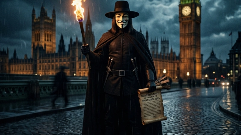 O Rebelde de 1605 e o Ícone do Século XXI: Quem Foi Guy Fawkes e Sua Ligação com V de Vingança