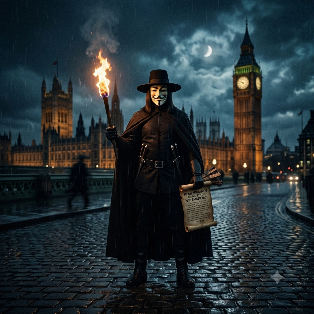 O Rebelde de 1605 e o Ícone do Século XXI: Quem Foi Guy Fawkes e Sua Ligação com V de Vingança